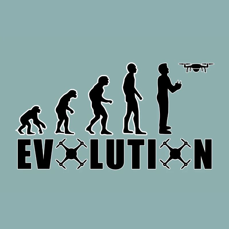 EVOLUTION DROHNE Geschenk Bodenpilot Fliegen