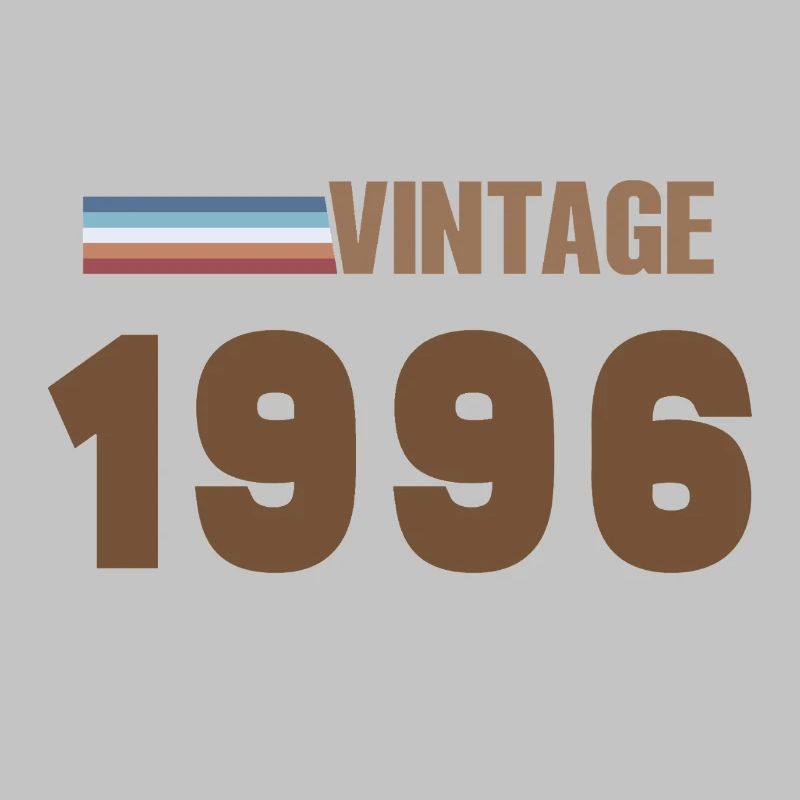 T-Shirt 30 Ans 1996 Script Manuscrit