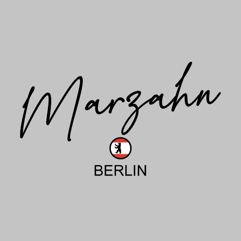 Marzahn - Drapeau de Berlin - Ours de Berlin - Berlineri