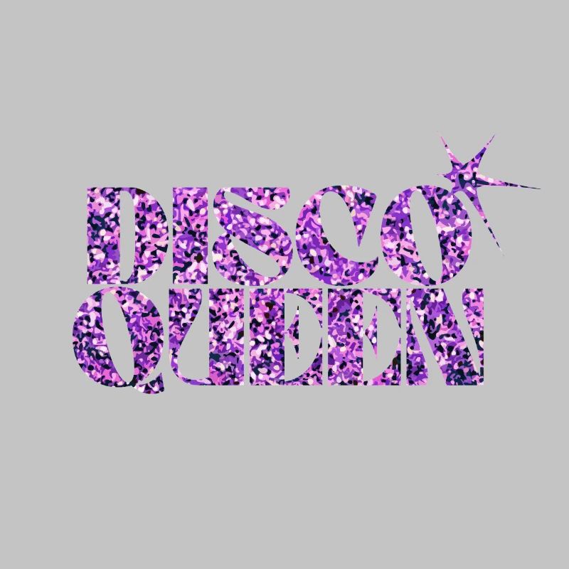 Disco Queen Glitter Pattern