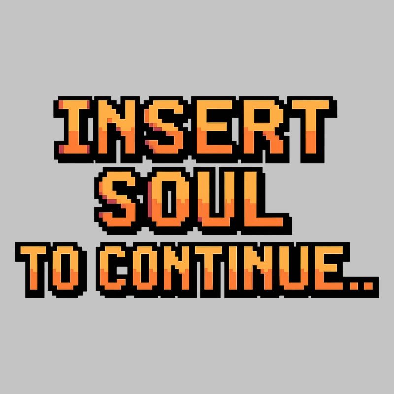 Conception de continuation de l’âme pixélisée