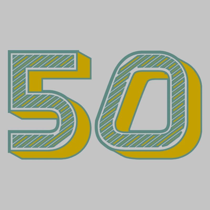 Number 50 Modern Chart