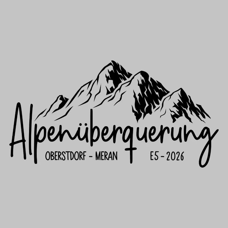 Alpenüberquerung E5 2026 / Oberstdorf - Meran