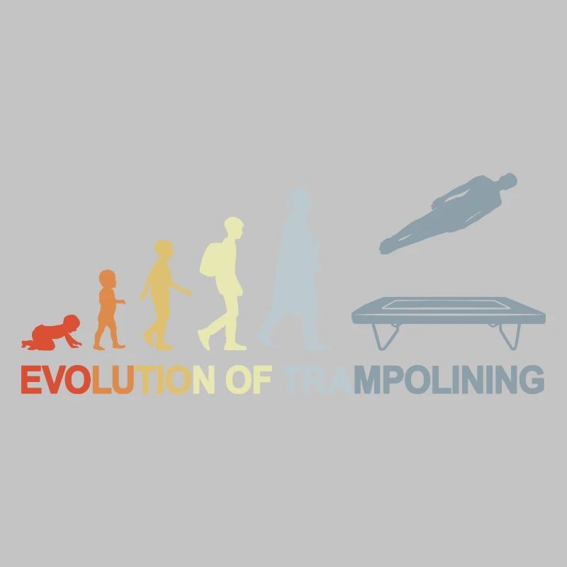 Vintage Trampoline Jumper Evolution