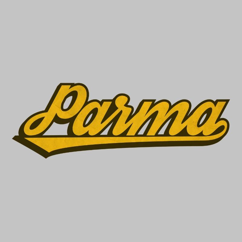 Parma Vintage Script Logo