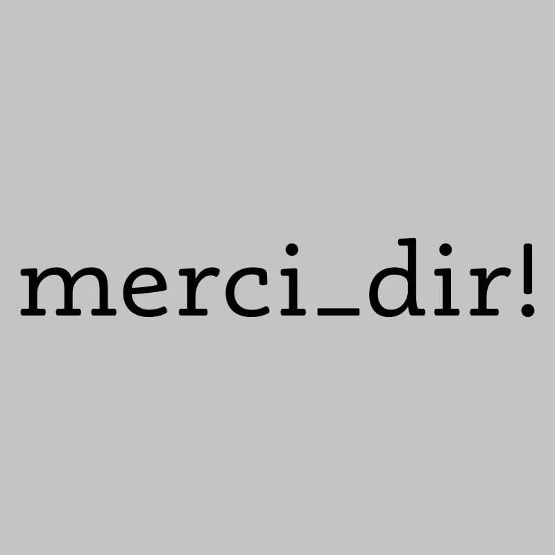 Merci!