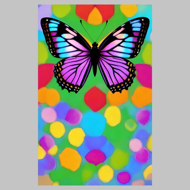 Papillon multicolor sublime
