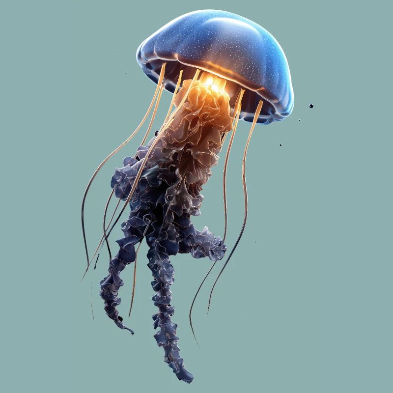 Méduse Méduse de feu Méduse Méduse mignonne