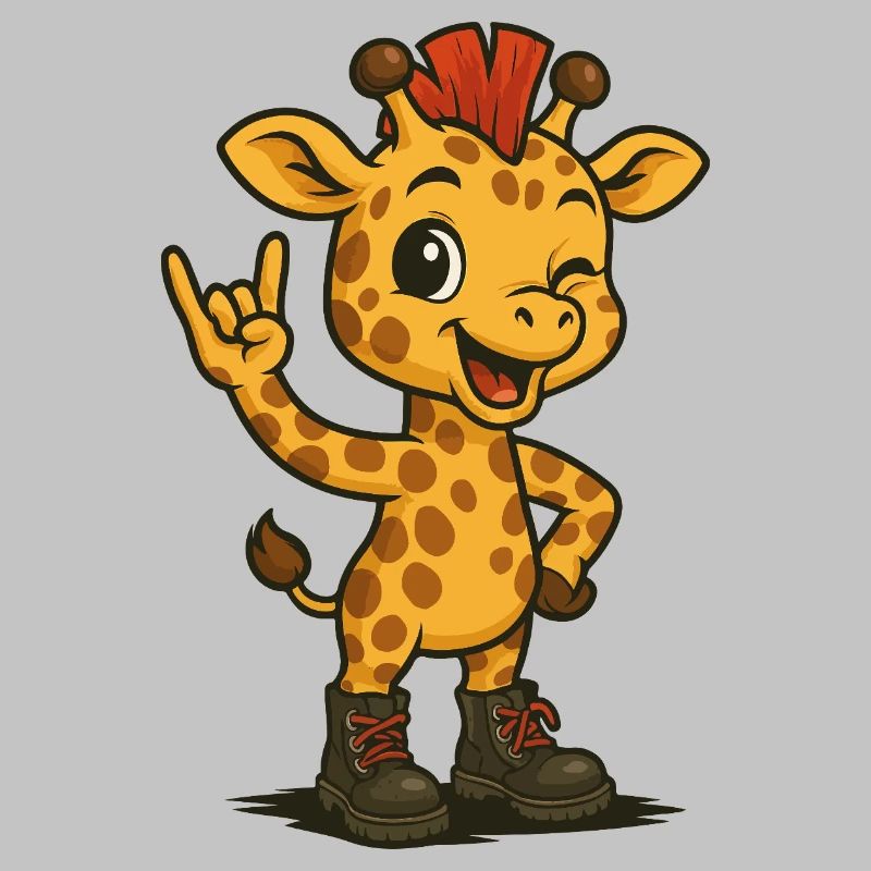 Punk Rock Giraffe