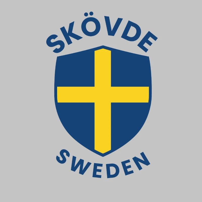 Imprimé de l’emblème du bouclier de Skövde