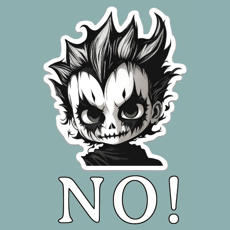 Mohawk Punk Skull NON - NON