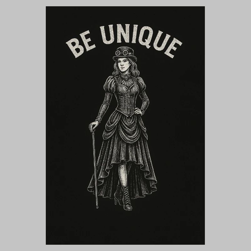 Steampunk Dame mit Leithuhn