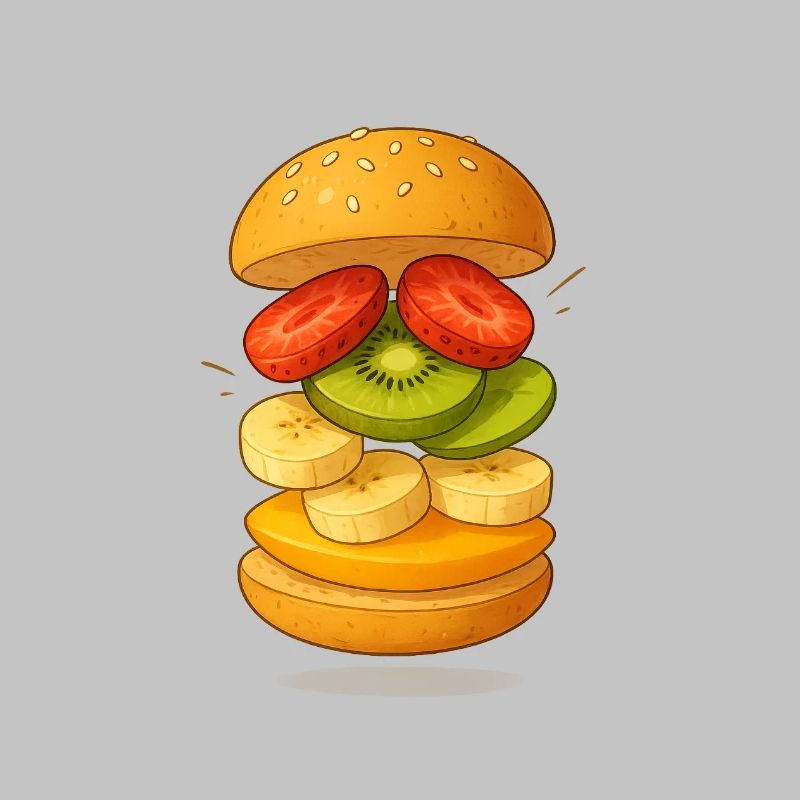 Obst-Burger