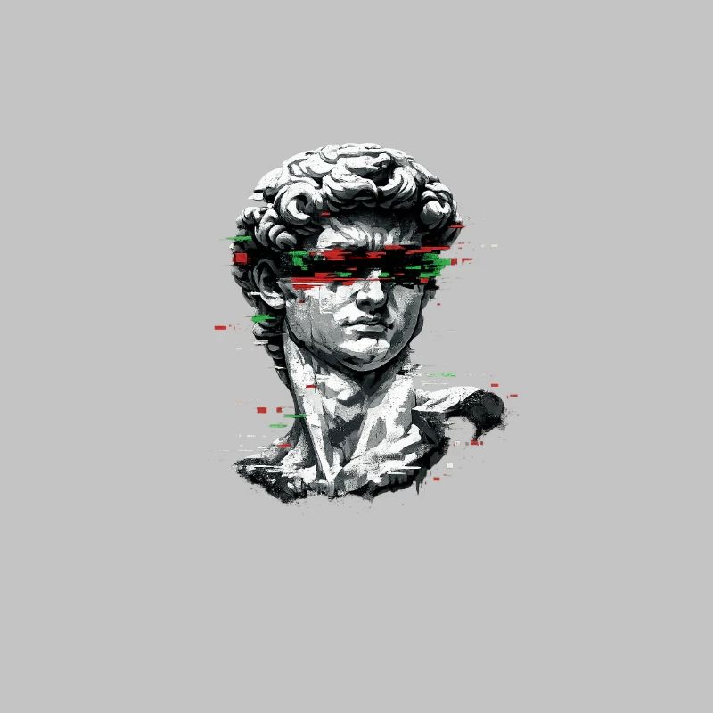 Bust Glitch Baroque