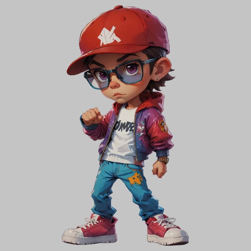 Adolescent branché cool