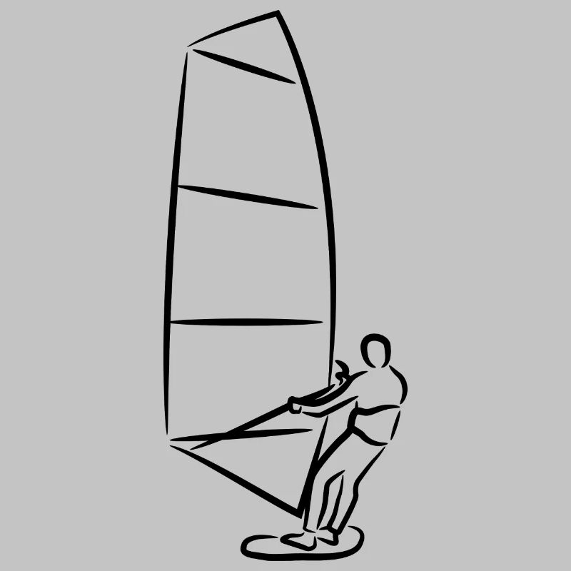 Windsurfer Skizze