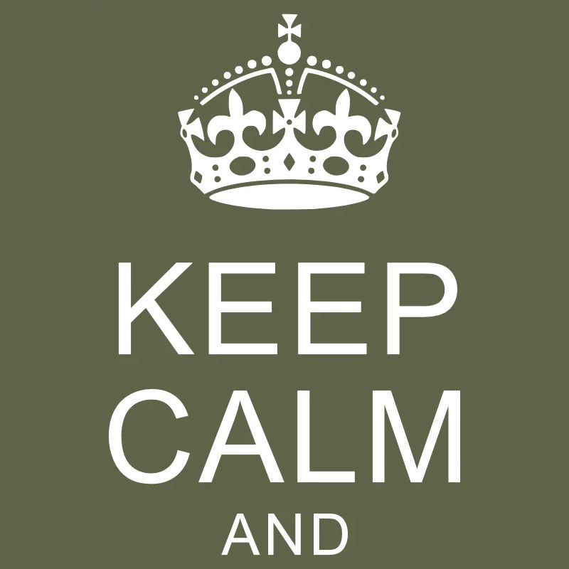 KEEP-CALM-SHIRTS.com ... Dein Text ARIAL