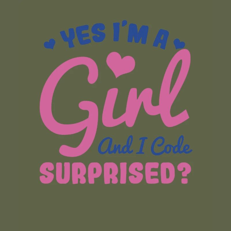 Mädchen und Programmiererin