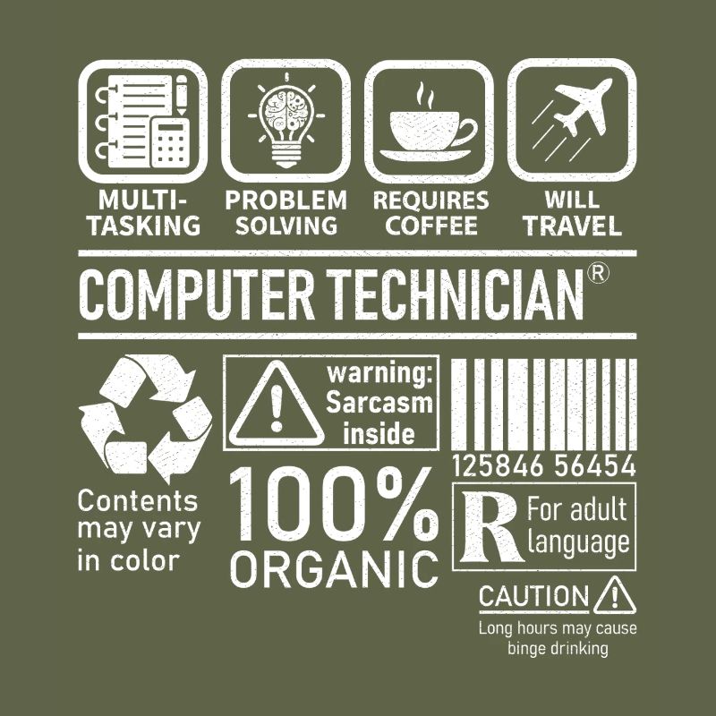 Technicien en informatique multitâche résolution de problèmes