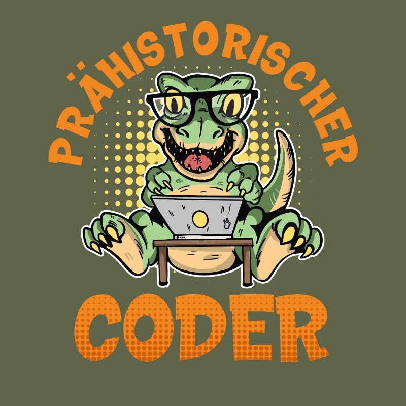 Coding PRÄHISTORISCHER CODER Lustiges
