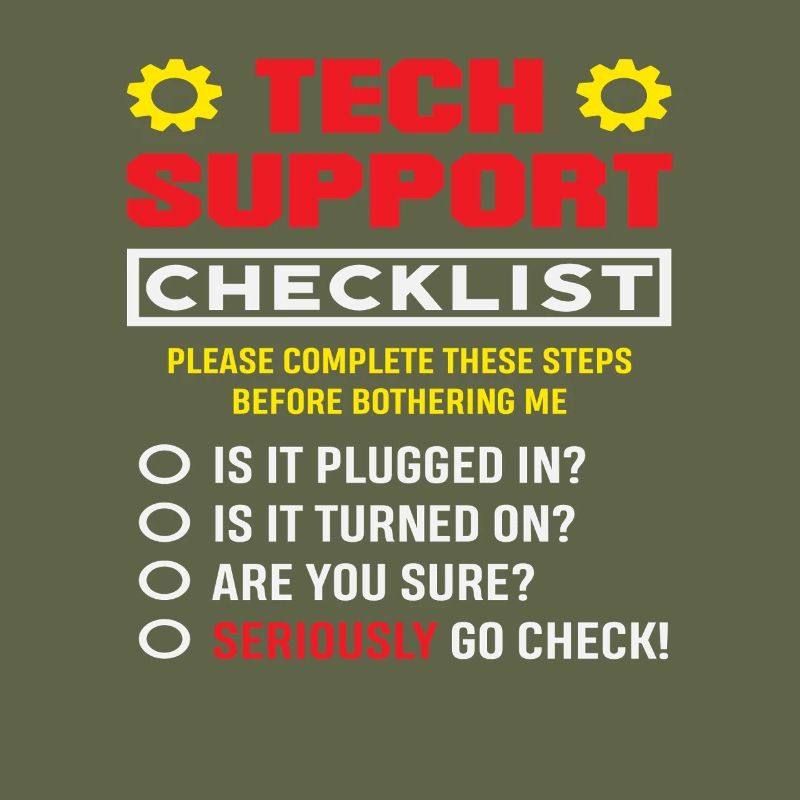 Liste de contrôle du support technique Plugin Admin IT