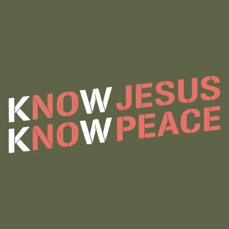 Know Jesus Know Peace Gradient