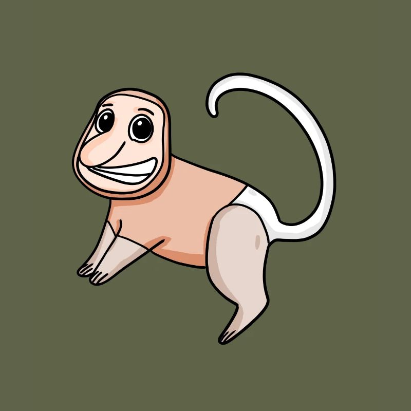 Proboscis Monkey Monkey Monkey