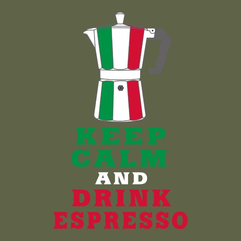 Keep Calm and Drink Espresso Design / Geschenkidee