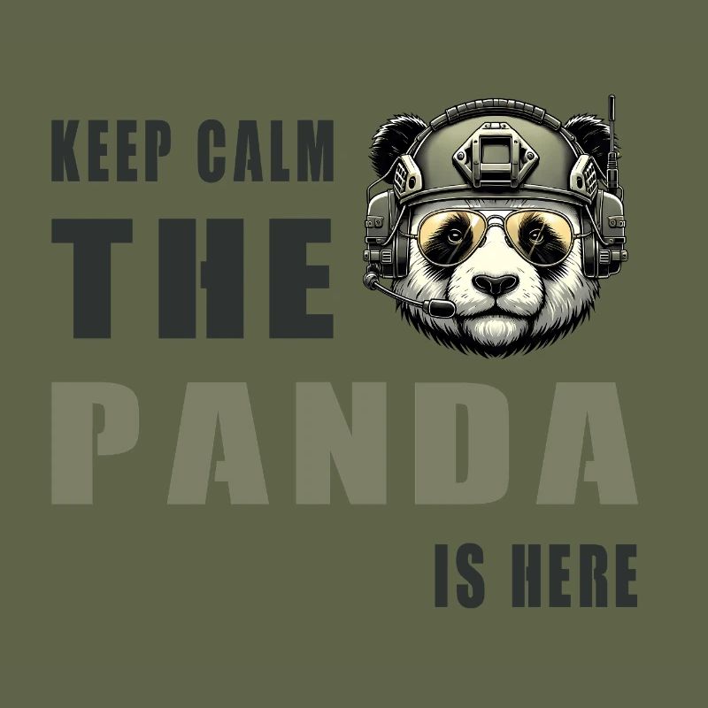 Panda tactique – Restez calme