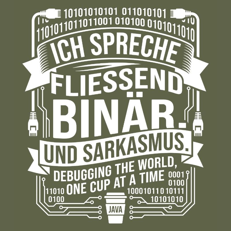 Coding Binärer Kaffee Sarkasmus