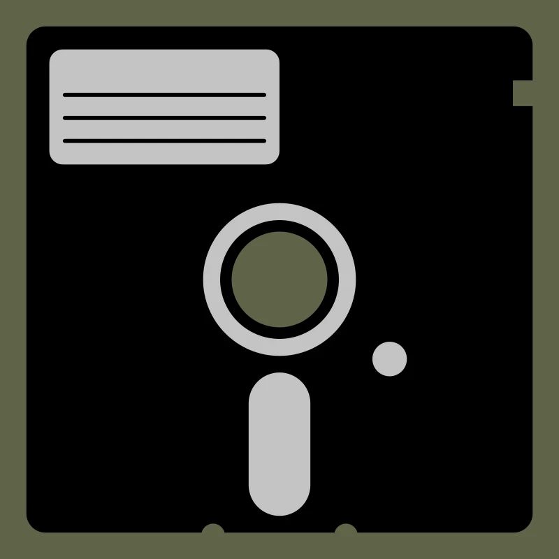 retro floppy disk