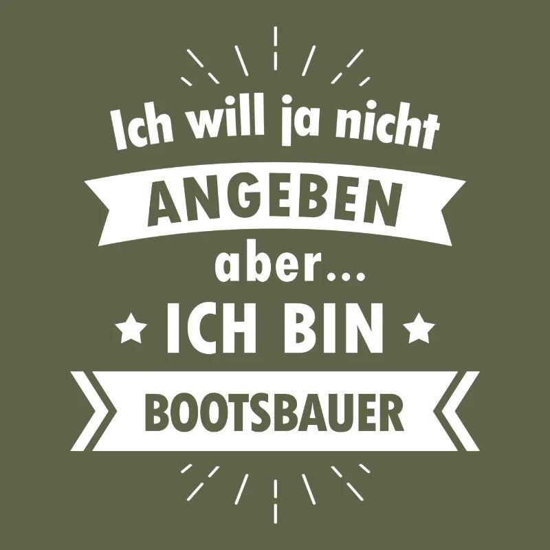Bootsbauer Tshirt - Ich bin Bootsbauer