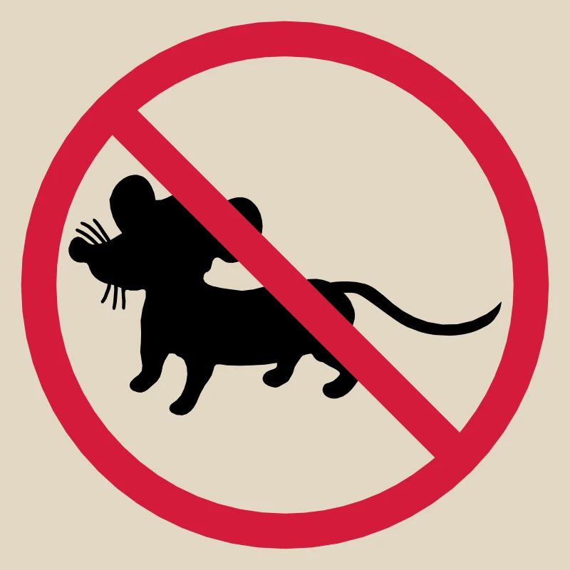 interdit panneau zone pas souris symbole maeuschen s