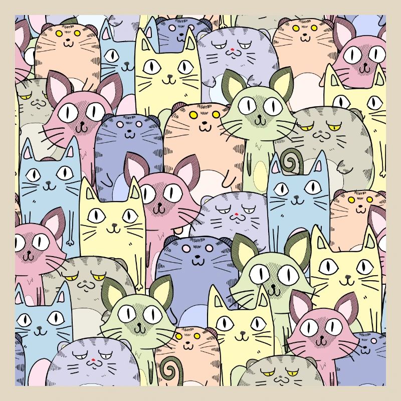 Cat Pattern Cat Wallpaper Cat Pattern