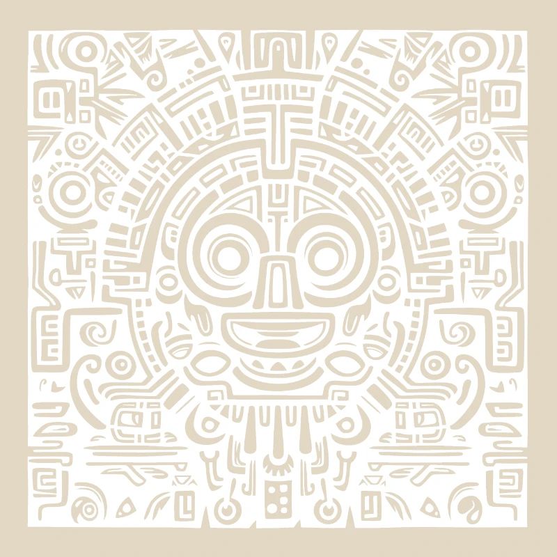 Inca, Aztec, Mayan Pattern, Artwork