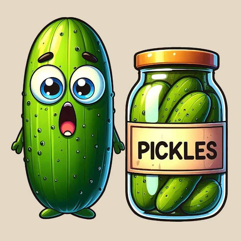 La situation difficile des cornichons au concombre : choqué et choqué !