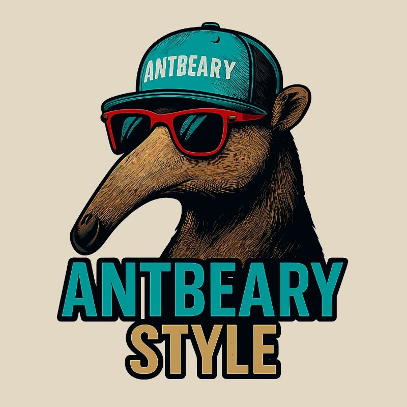 Dessin animé de Fourmilier style Antbeary