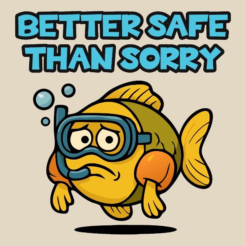 Safe diving fish