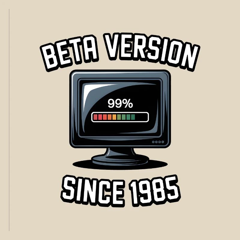 Rétro ordinateur Progrès Conception