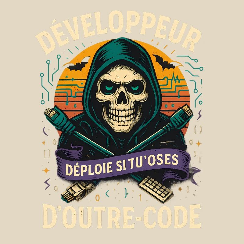 Web Developer - Halloween Skull