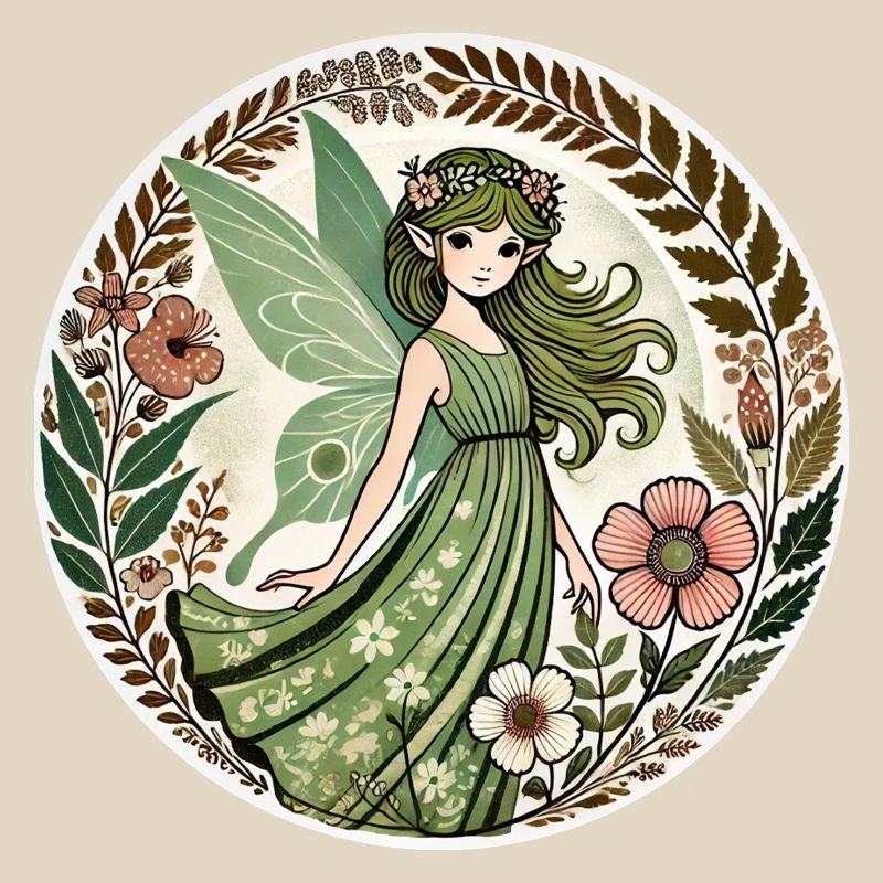 Conception de fée de la forêt enchantée