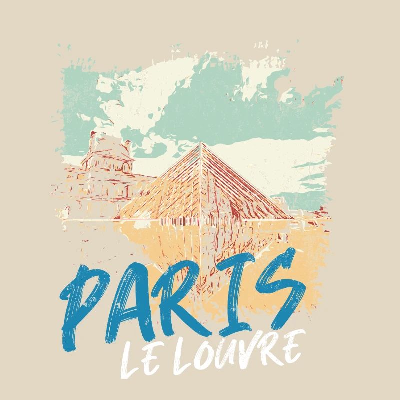 Pyramide du Louvre et Monuments de Paris