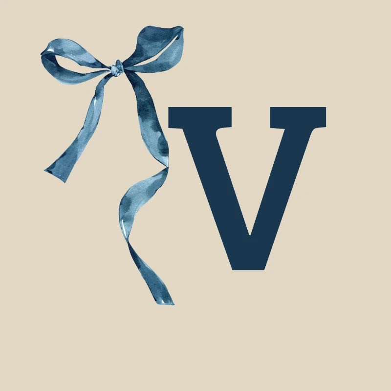 Monogram v gift idea