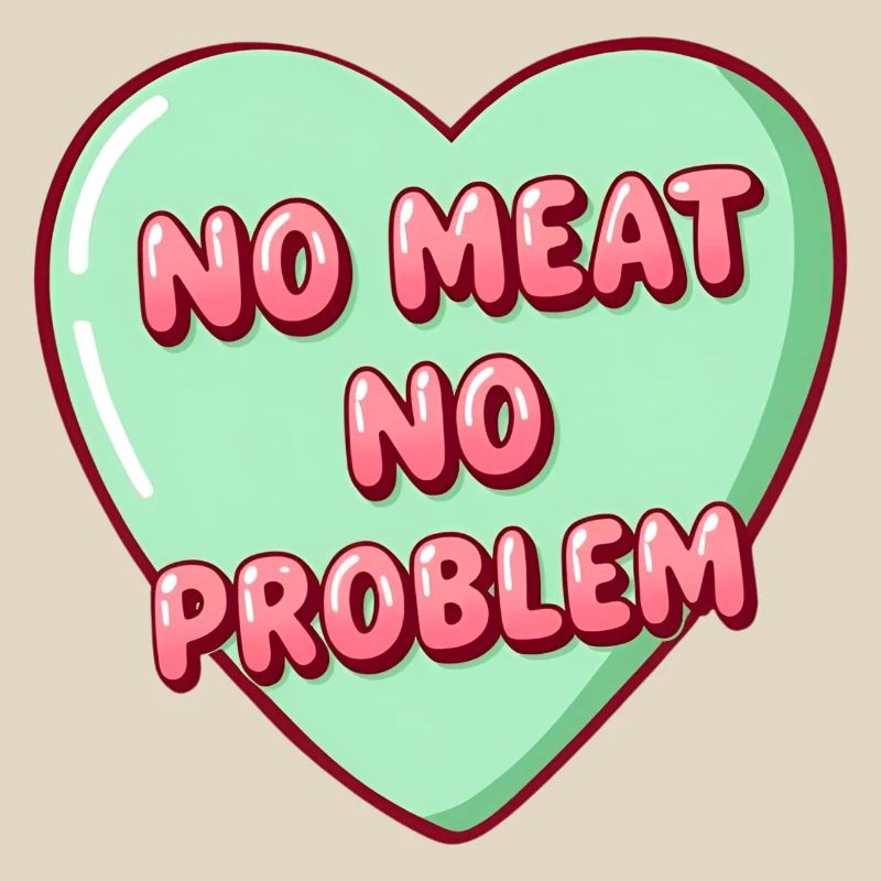 Mint Bubble Herz – No Meat No Problem