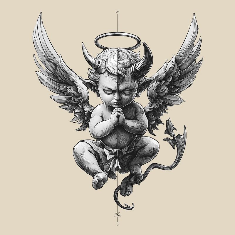 Angels and Devils: Black and White