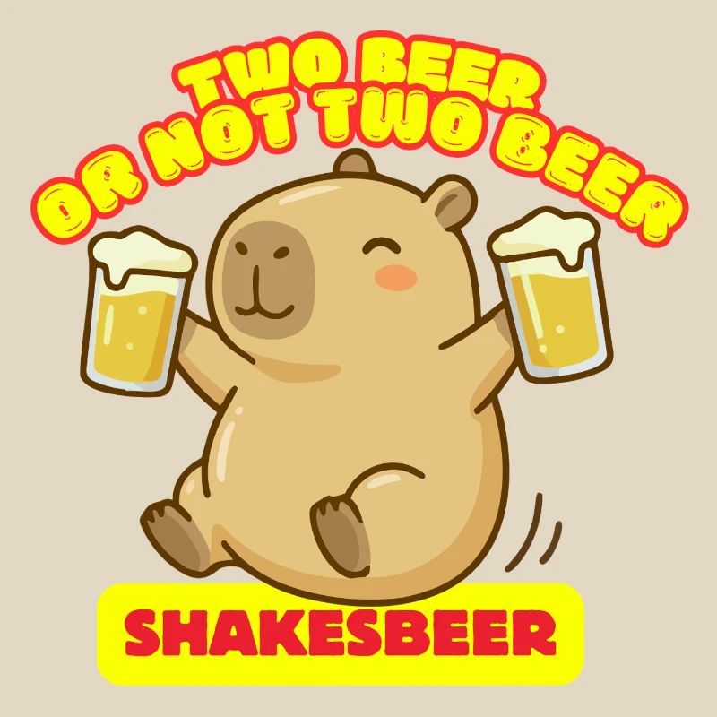 Zwei Bier oder nicht zwei Bier – Shakesbeer – Capybara