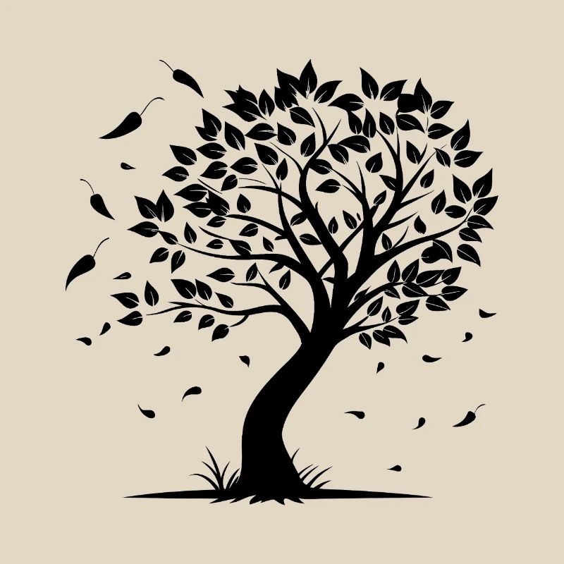 Tree with wind