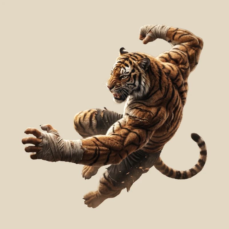 Leaping Tiger