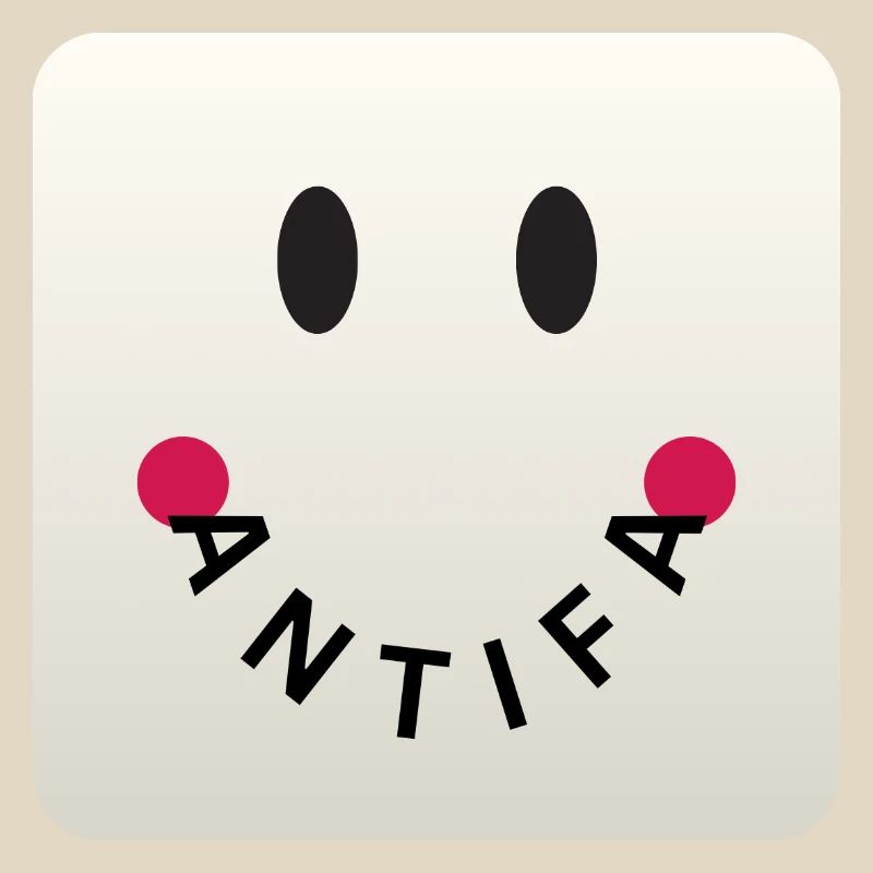 Friendly Antifa Greige | Gradient Design Smile