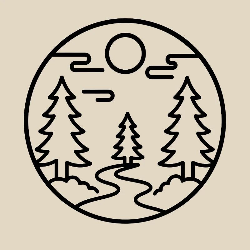 Moonforest Path Silhouette